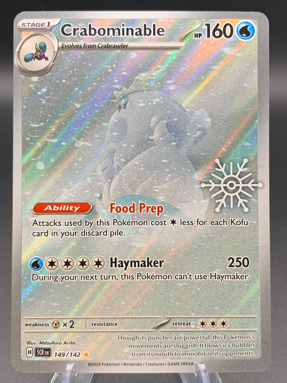 Pokémon TCG: 2024 Crabominable - 149/142 - SV: Stellar Crown