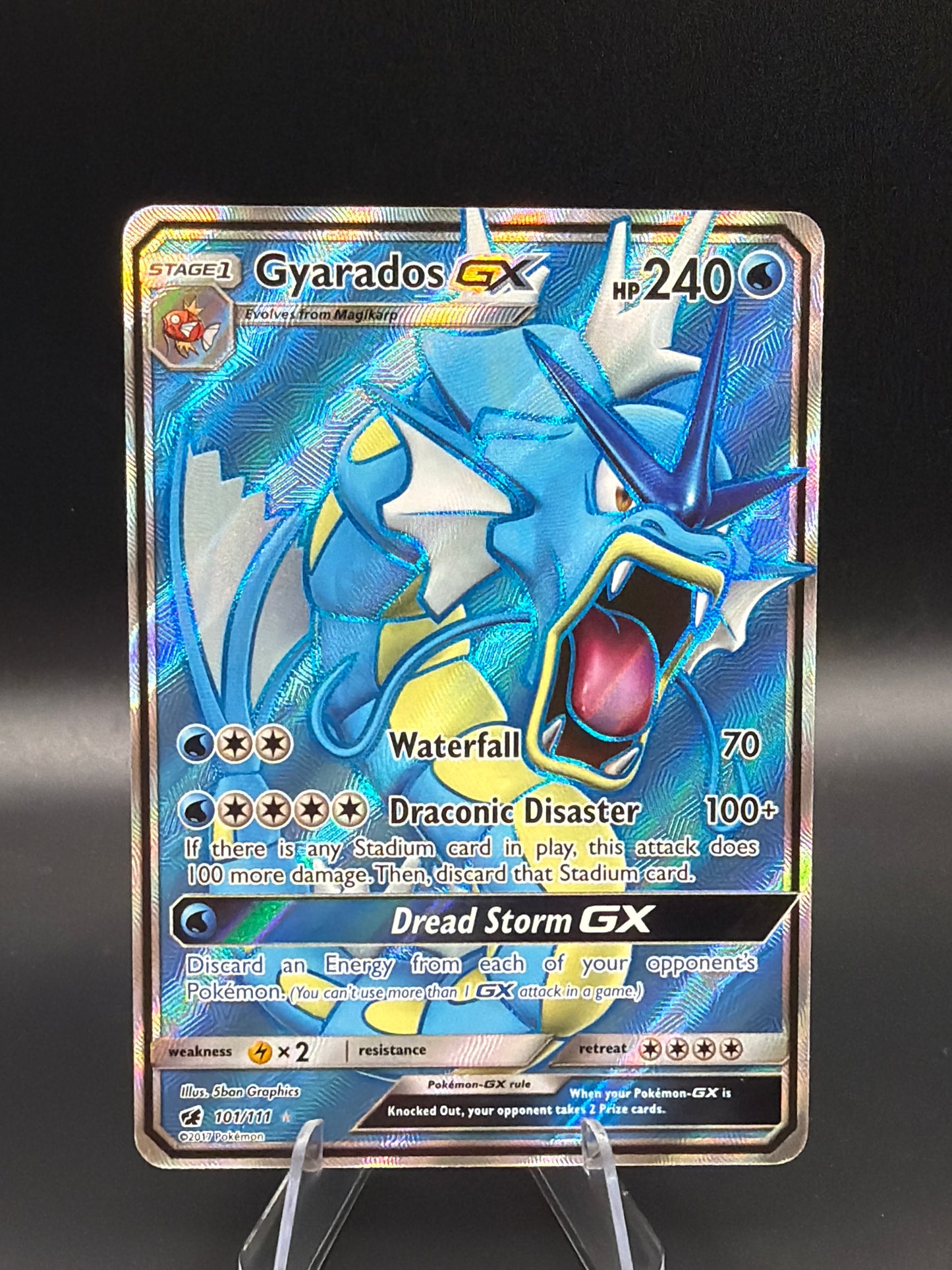 Pokémon TCG: 2017 Gyarados GX 101/111 SM: Crimson Invasion
