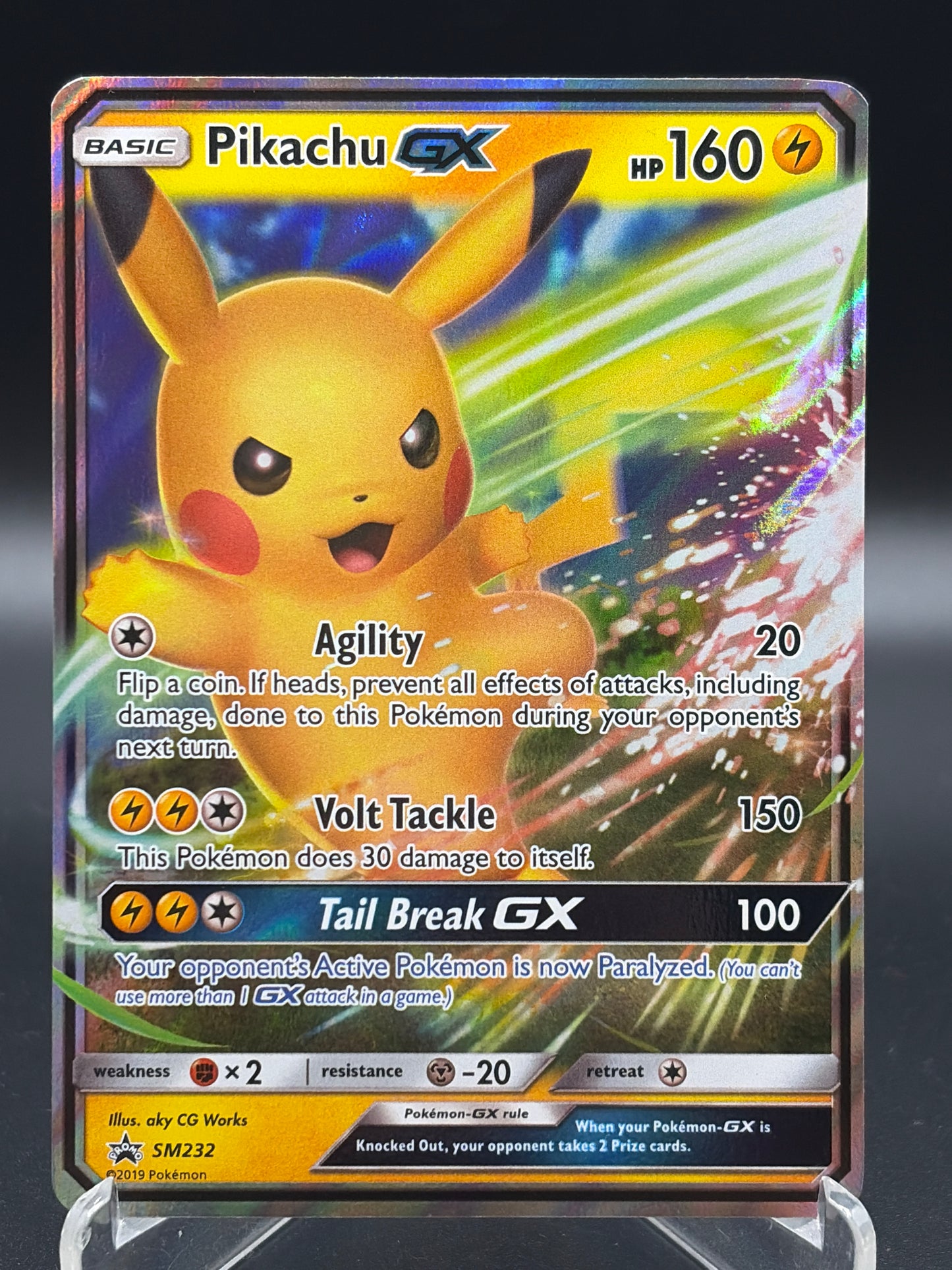Pokémon TCG: 2019 Pikachu GX - SM232 - S&M: Promos LP