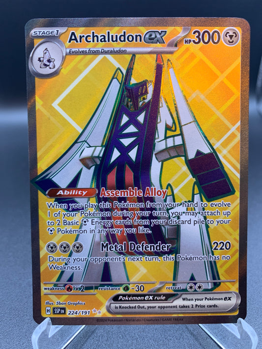Pokémon TCG 2024 Archaludon ex - 224/191 - SV08 S&V: Surging Sparks