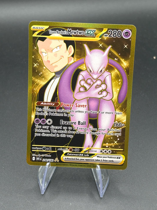 Pokémon TCG: 2025 Team Rocket's Mewtwo ex 240/182 SV: Destined Rivals