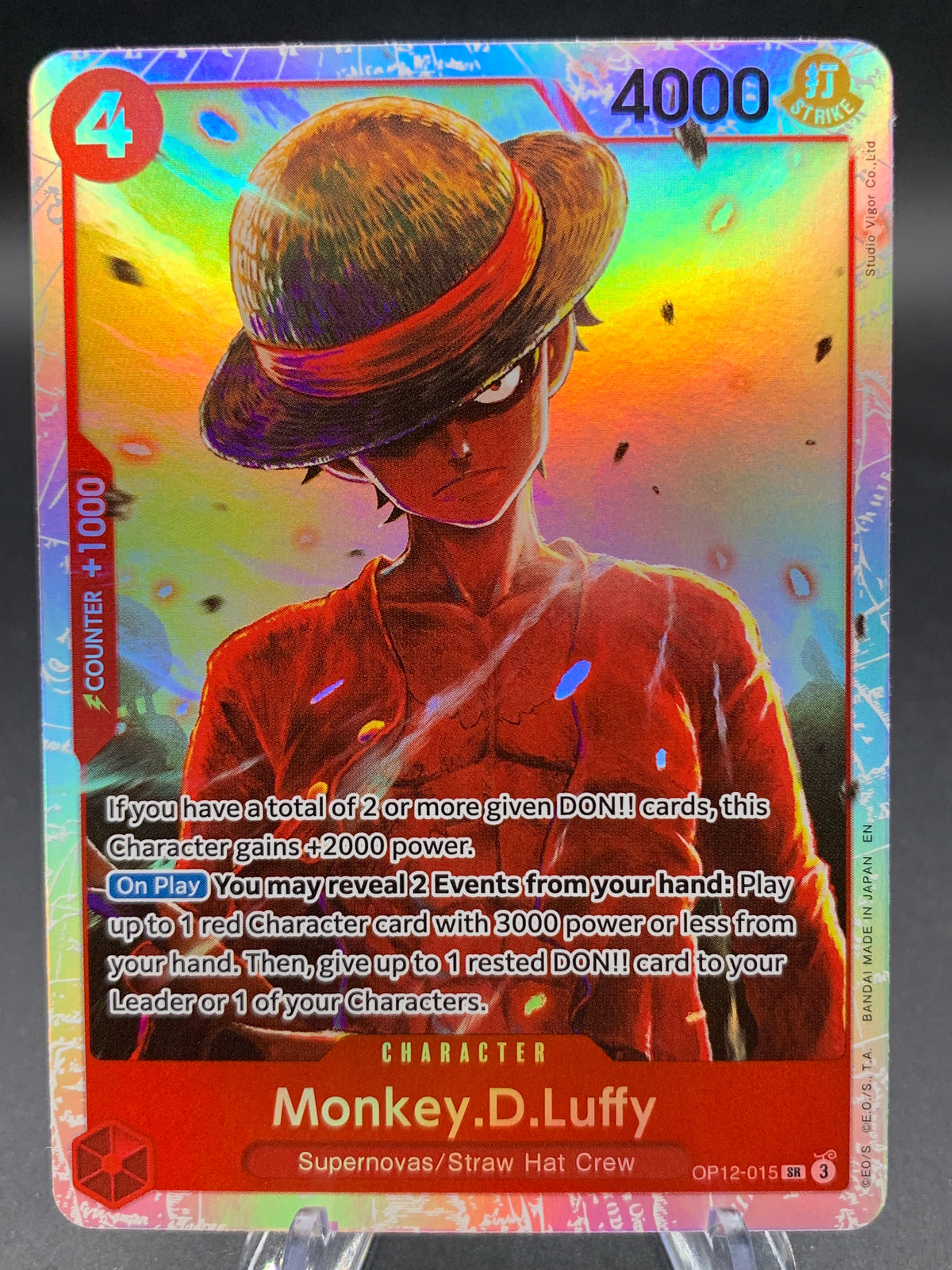 One Piece TCG: Monkey.D.Luffy - Op12-015 - Legacy of the Master (OP12)