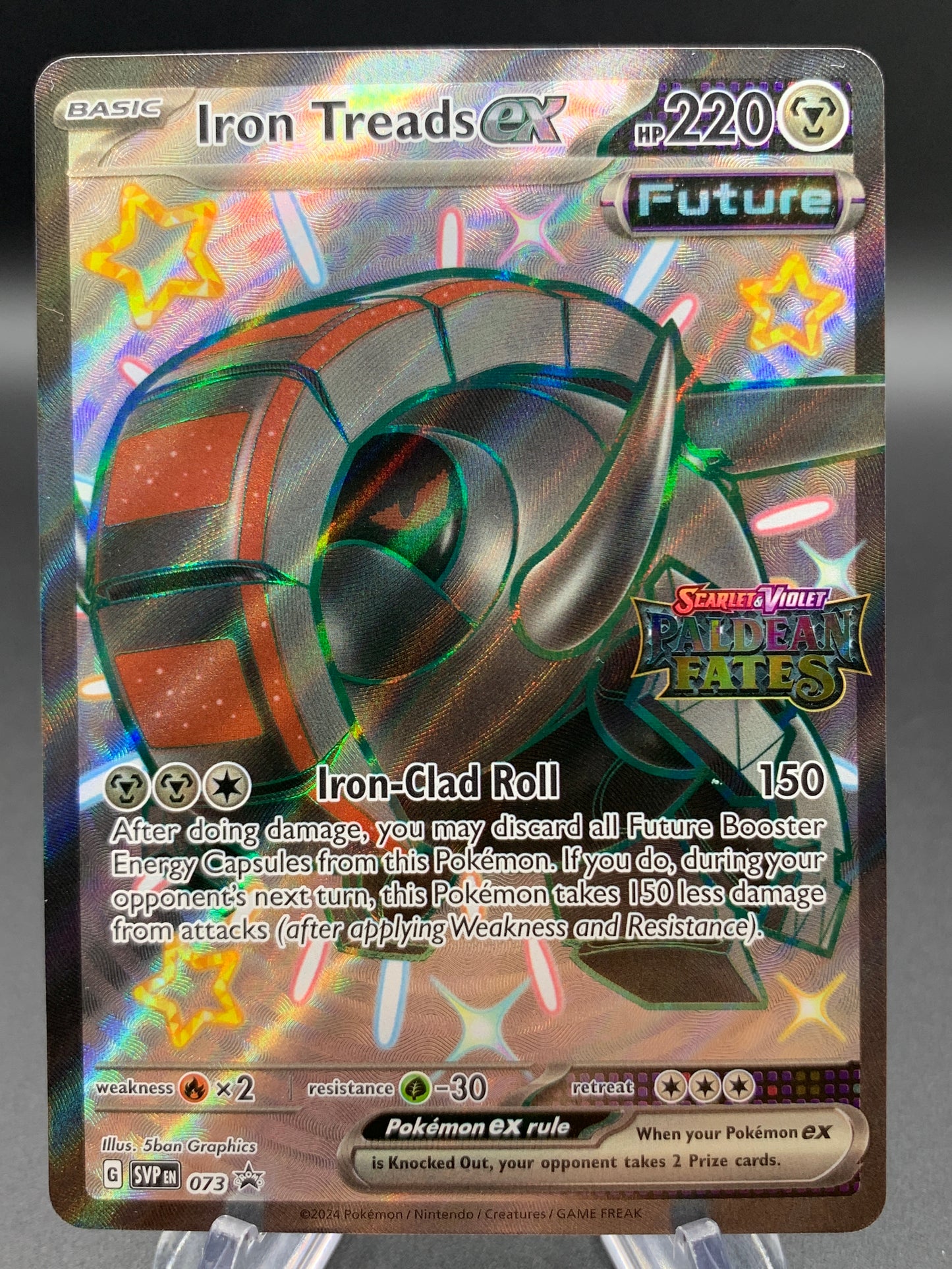 Pokémon TCG: 2024 Iron Treads ex - #073 - SV: Paldean Fates Stamped Promo