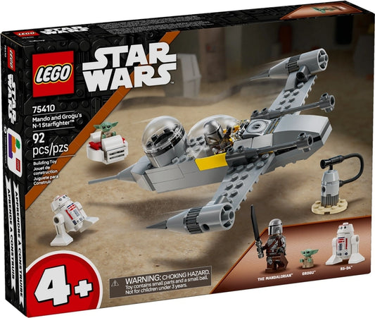 Lego: Star Wars Mando and Grogu's N-1 Starfighter