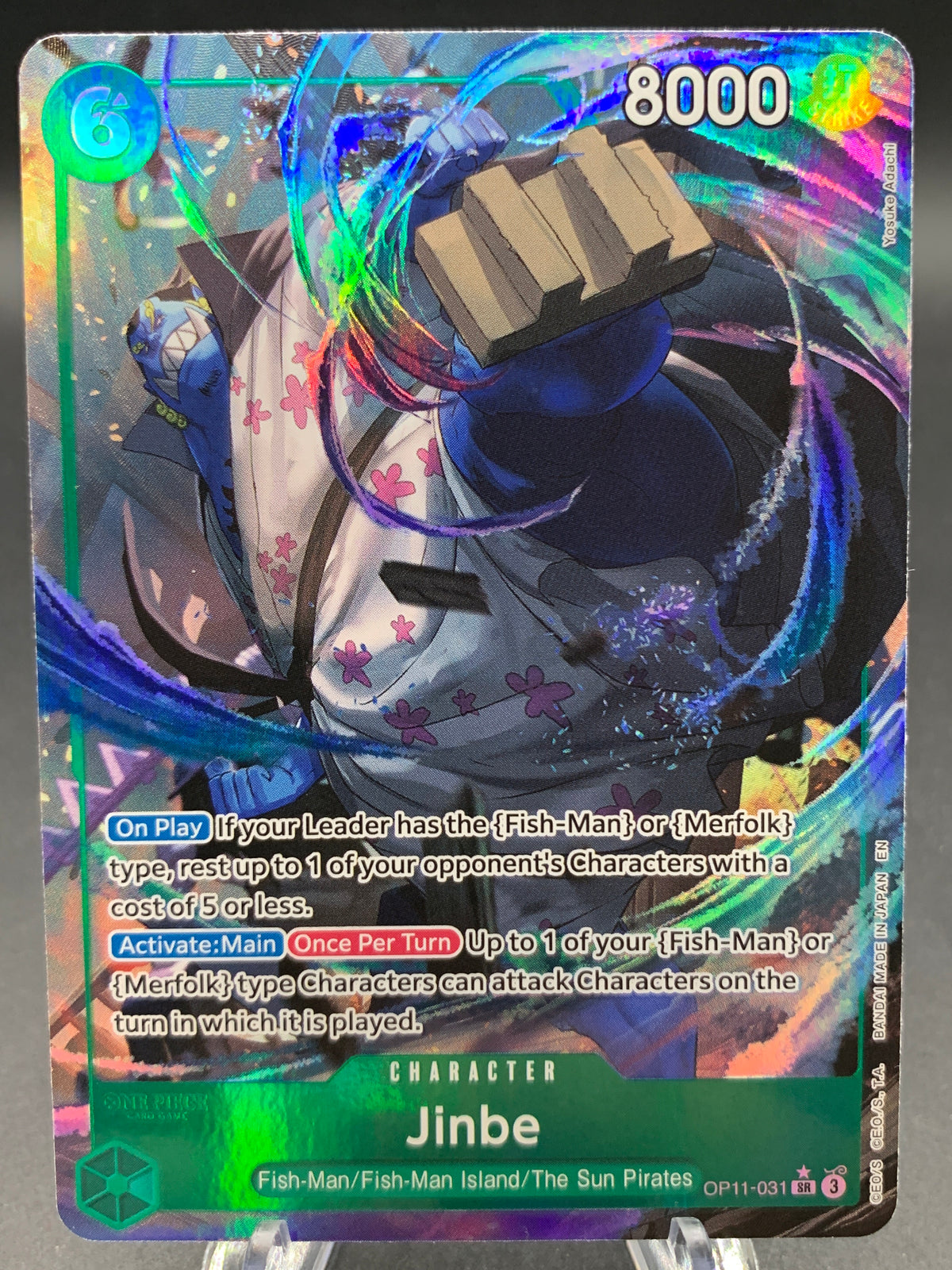 One Piece TCG: Jinbe (031) (Alternate Art) - A Fist of Divine Speed (OP11)
