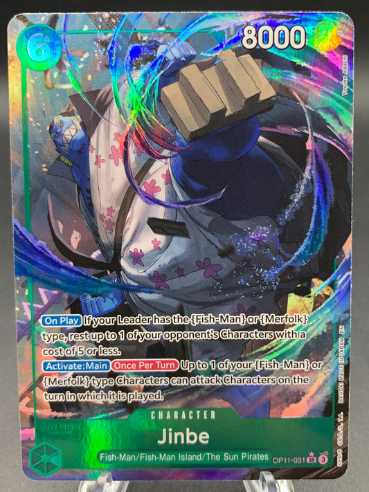 One Piece TCG: Jinbe (031) (Alternate Art) - A Fist of Divine Speed (OP11)