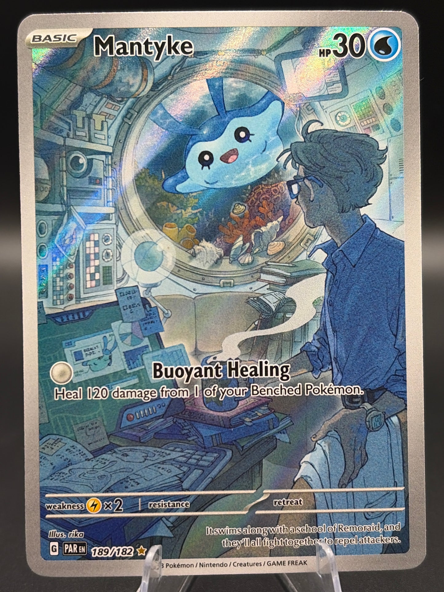 Pokémon TCG: 2023 Mantyke 189/182 SV: Paradox Rift