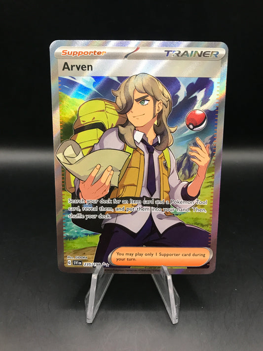 Pokémon TCG: 2023 Arven 235/198 Scarlet & Violet Full Art Trainer