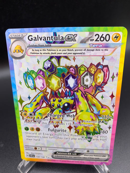 Pokémon TCG: 2024 Galvantula ex 159/142 SV: Stellar Crown