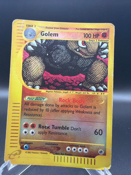 Pokémon TCG: 2002 Golem 14/165 Expedition Reverse Holo
