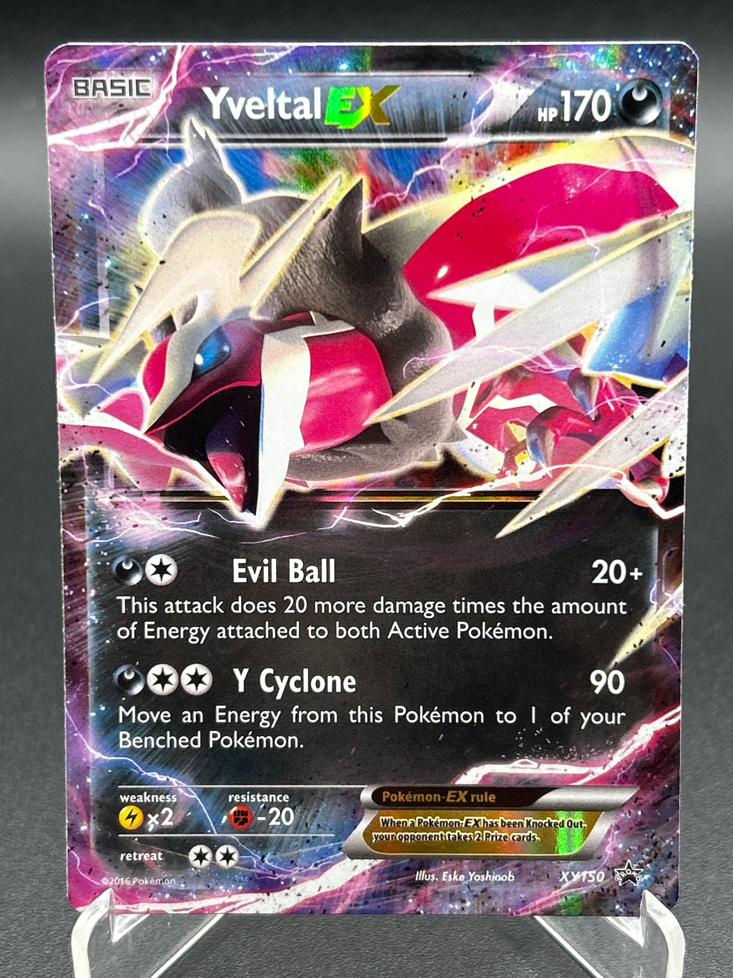 Pokémon TCG: 2016 Yveltal EX XY150 XY: XY Promos