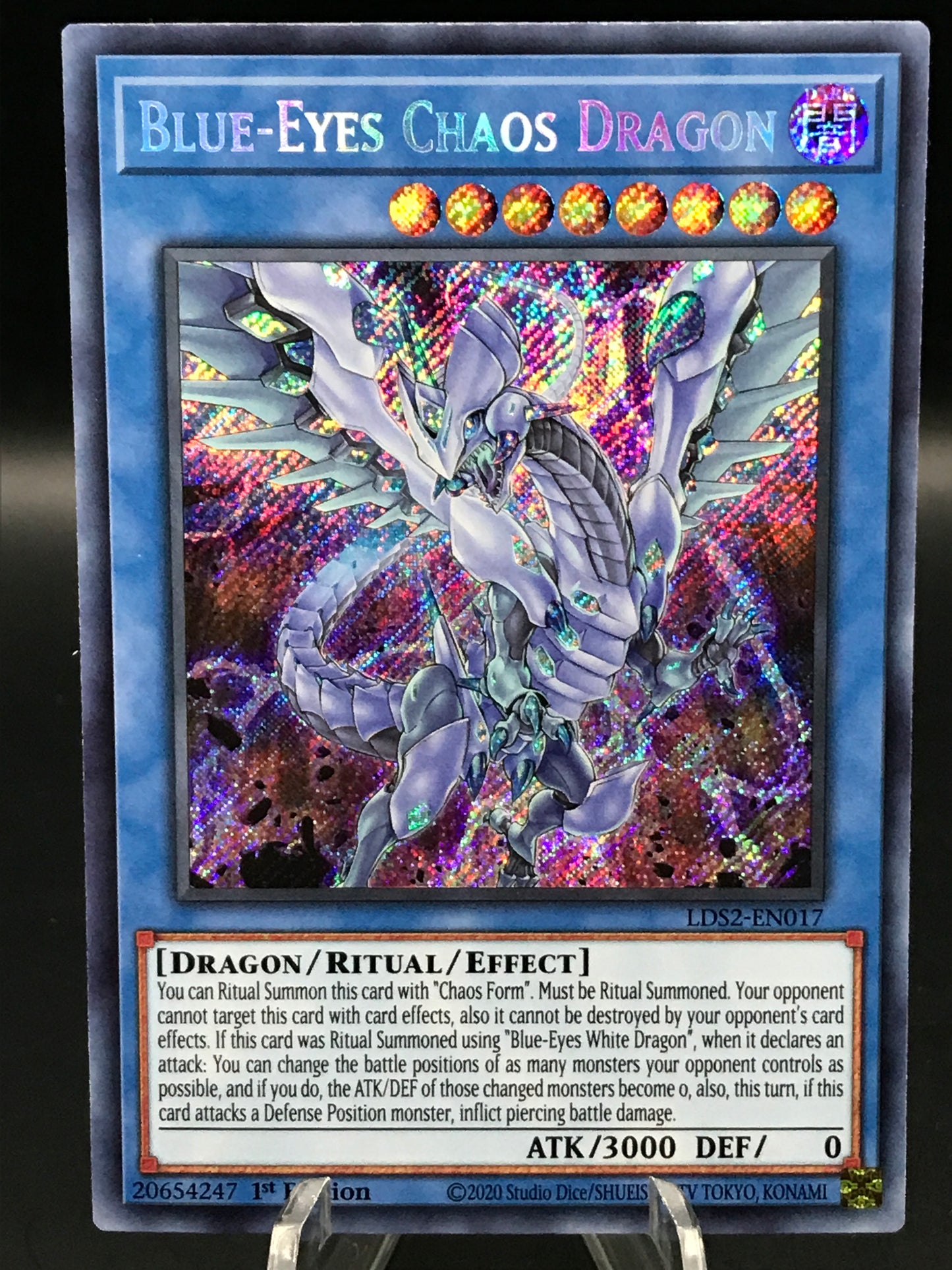 Yu-Gi-Oh! TCG Blue-Eyes Chaos Dragon - Legendary Duelists: Season 2 LDS2-EN017