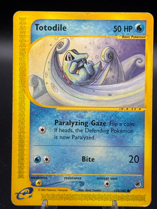 Pokémon TCG: 2002 Totodile 135/165 Expedition