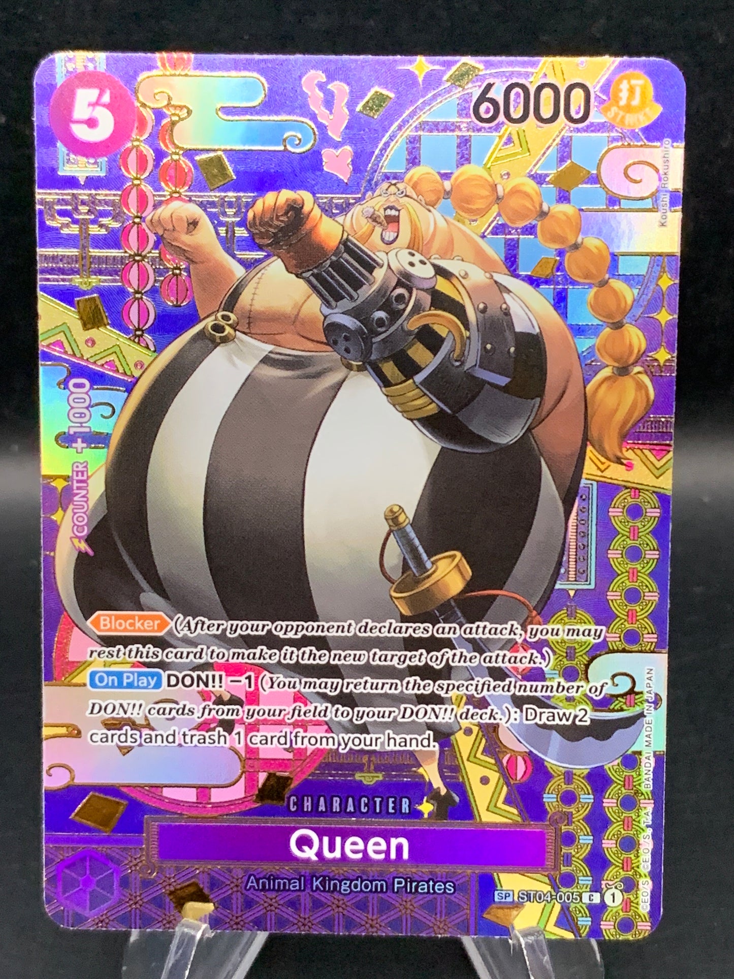One Piece TCG: Queen ST04-005 C Starter Deck 4: Animal Kingdom Pirates ST-04