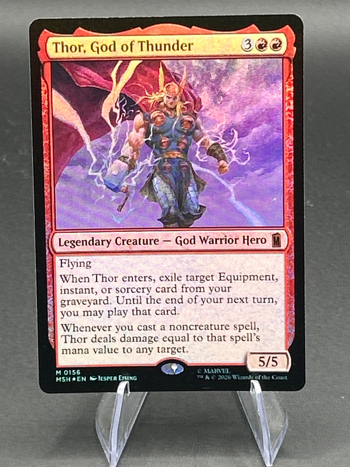 Thor, God of Thunder -  Foil - Marvel Super Heroes (MSH)