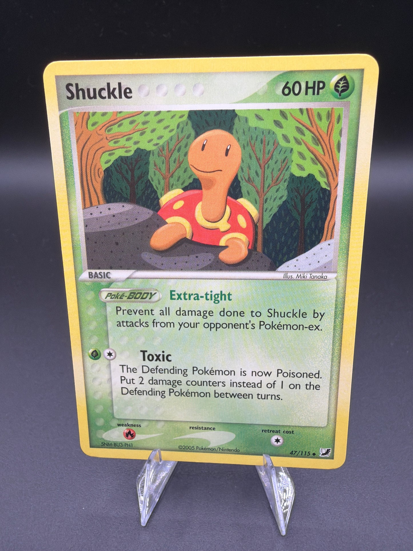 Pokémon TCG: 2005 Shuckle 47/115 - EX Unseen Forces
