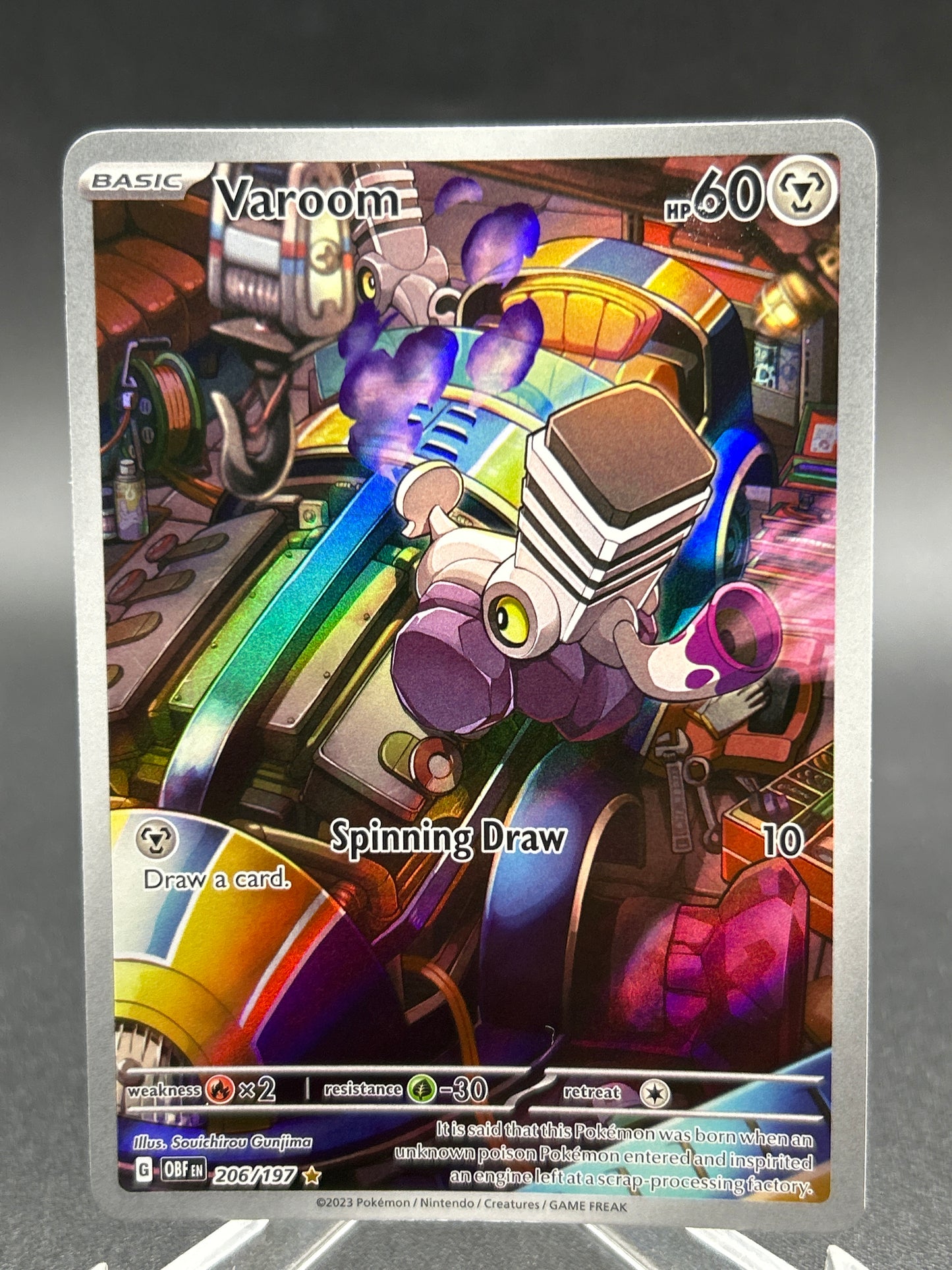 Pokémon TCG: 2023 Varoom - 206/197 - SV03: Obsidian Flames