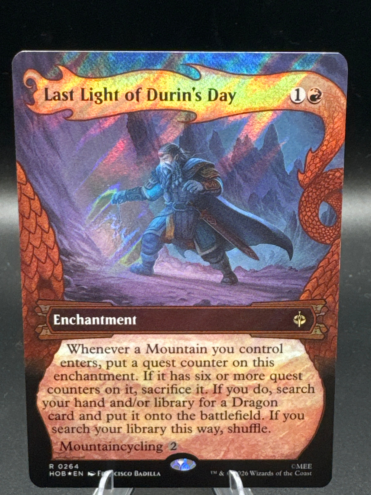 MTG TCG: 2026 Last Light of Durin's Day (Showcase) (Surge Foil) - 0264 - The Hobbit (HOB)