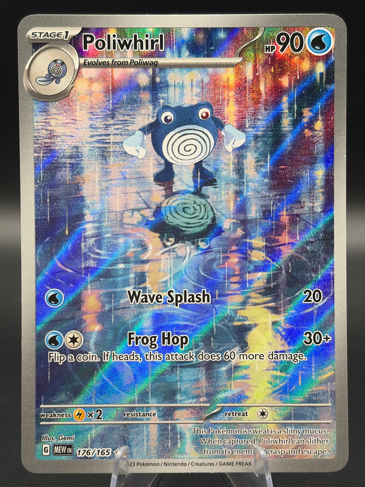 Pokémon TCG: 2023 Poliwhirl - 176/165 - SV: Scarlet & Violet 151