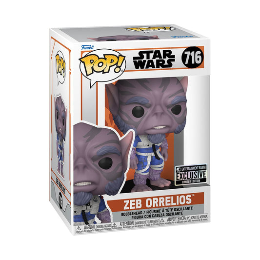 Funko PoP! STAR WARS: Zeb Orrelios 716 (Entertainment Earth Exclusive)