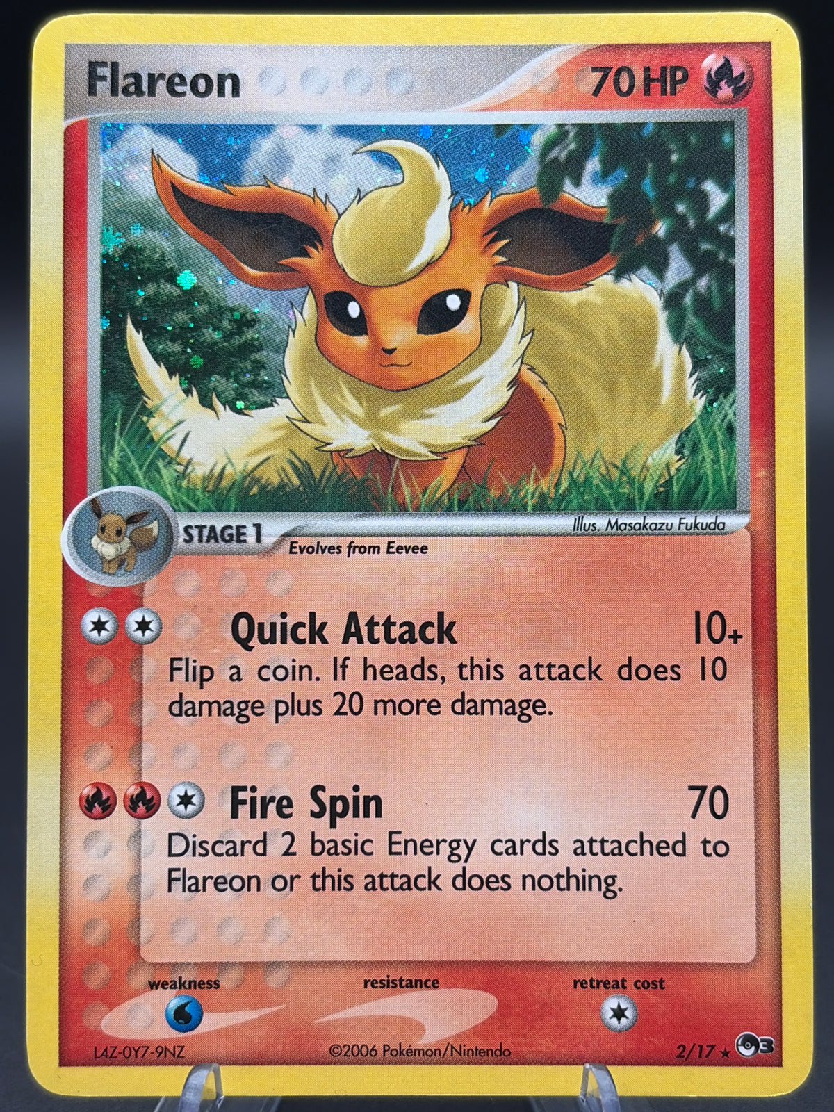 Pokémon TCG: 2006 Flareon 2/17 - POP Series 3