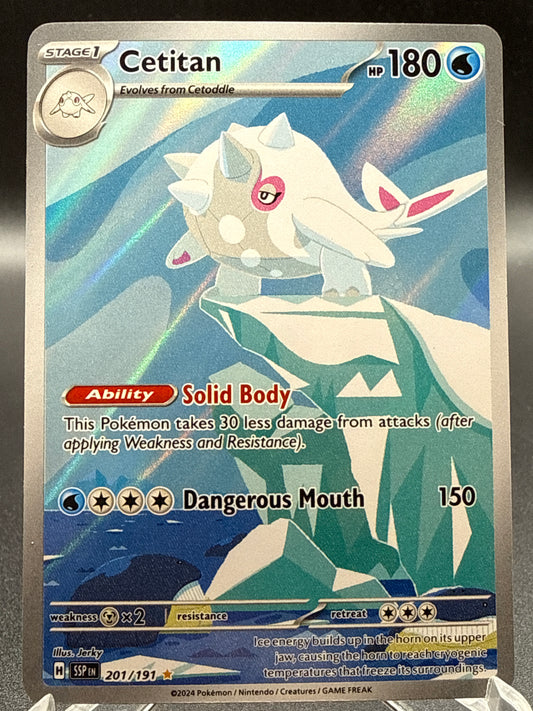 Pokémon TCG 2024 Cetitan - 201/191 - SV08V: Surging Sparks