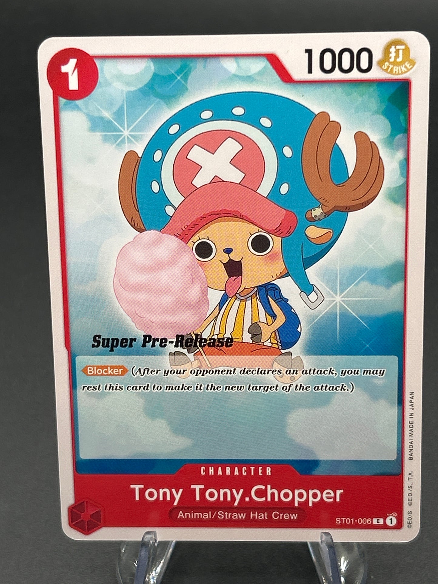 One Piece TCG: Tony Tony.Chopper - Super Pre-Release Starter Deck 1: Straw Hat Crew (ST-01 PRE)