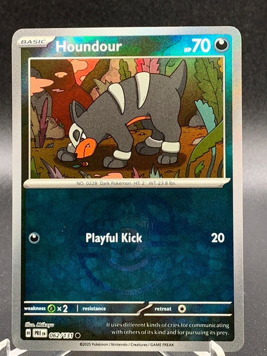 Pokémon TCG: 2025 Houndour Master Ball 062/131 SV: Prismatic Evolutions