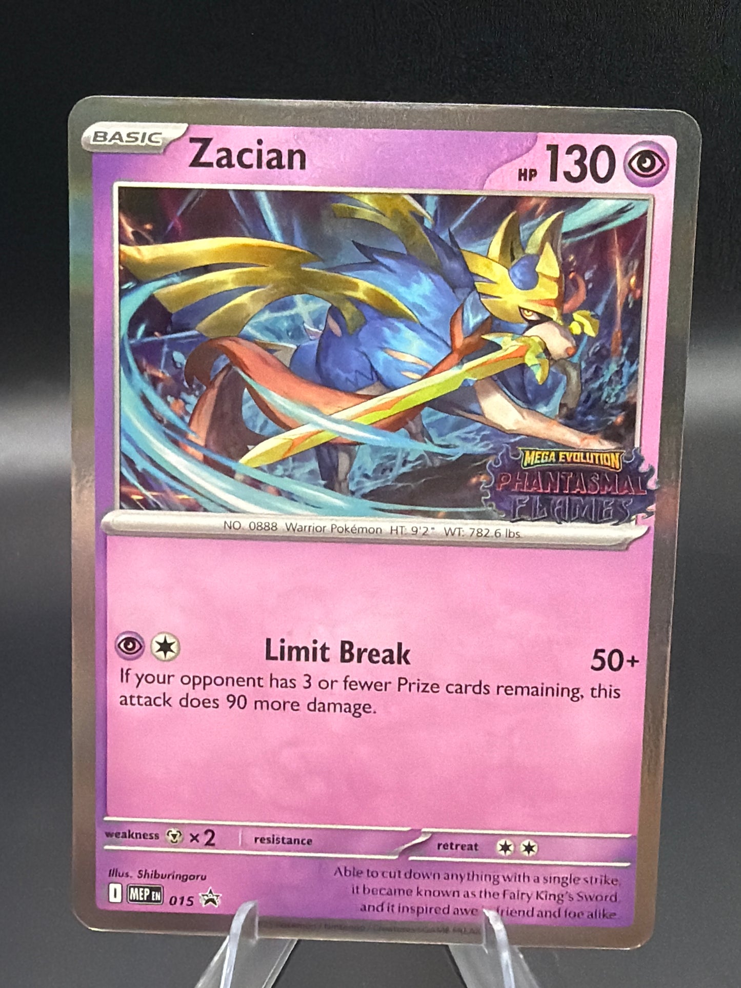 Pokémon TCG: 2025 Zacian (Prerelease) 015 - ME: Mega Evolution Promo