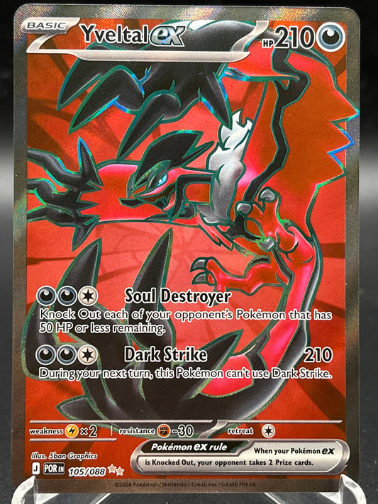 Pokémon TCG: 2026 Yveltal ex - 105/088 - ME03: Perfect Order