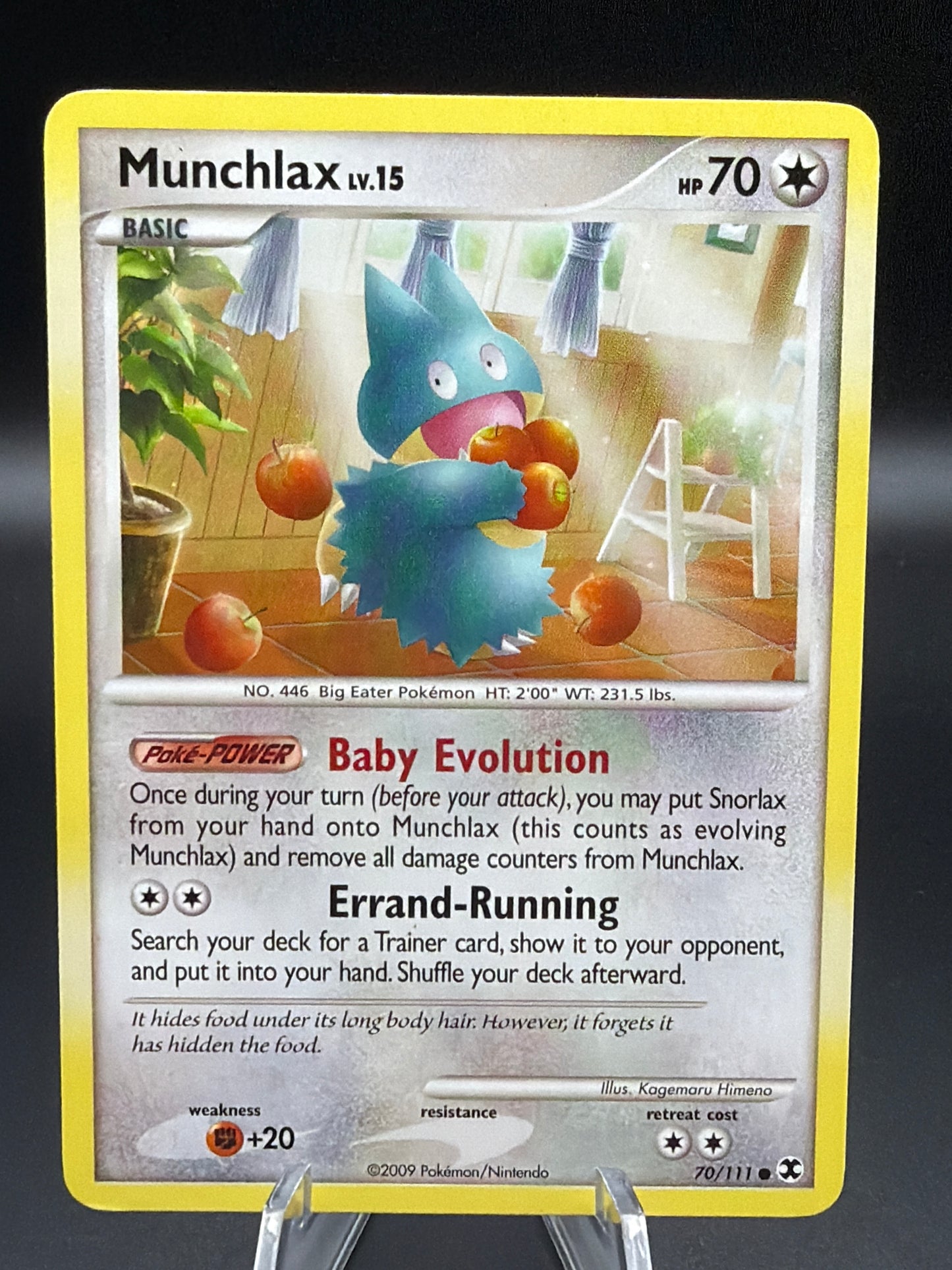Pokémon TCG: 2009 Munchlax - 70/111 - Rising Rivals (RR)