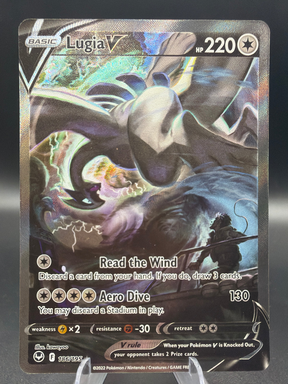 Pokémon TCG: 2022 Lugia V 186/195 SWSH: Silver Tempest