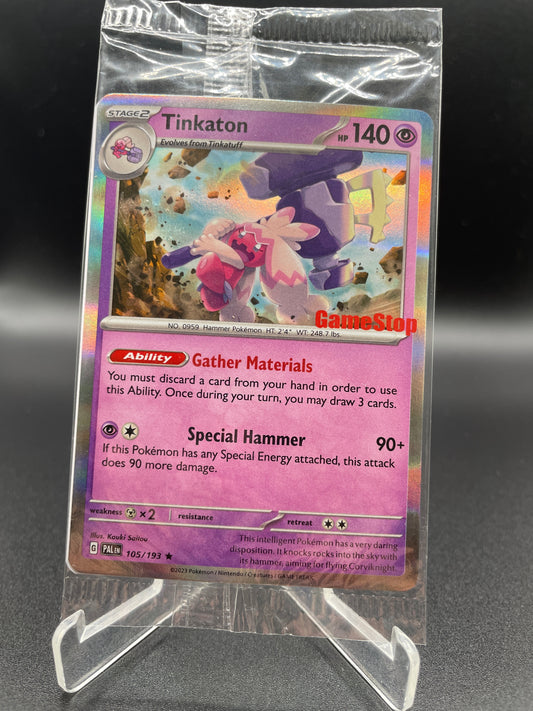 Pokémon TCG: 2023 Tinkaton ex 105/193 SV: Paldea Evolved GameStop Promo Sealed