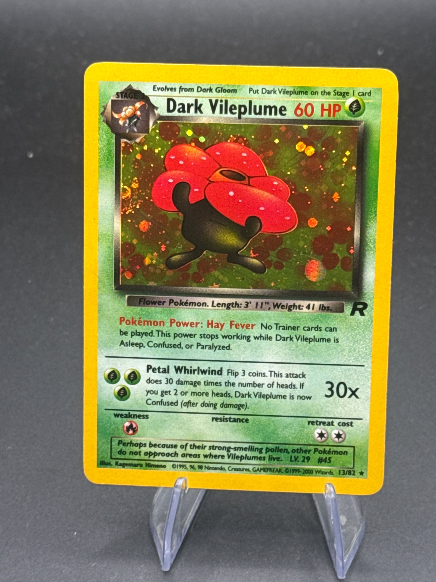 Pokémon TCG: 2000 Dark Vileplume 13/82 - Team Rocket Holofoil