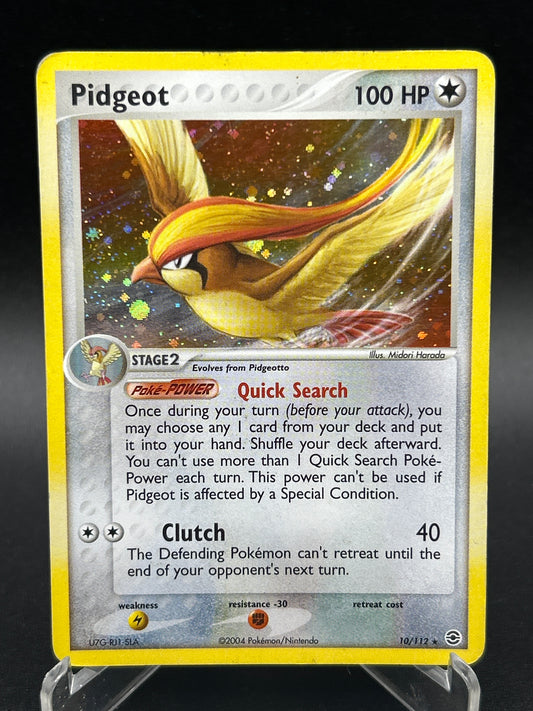 Pokémon TCG: 2004 Pidgeot 10/112 EX FireRed & LeafGreen Holo