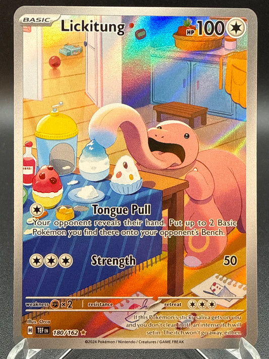 Pokémon TCG: 2024 Lickitung 180/162 SV: Temporal Forces