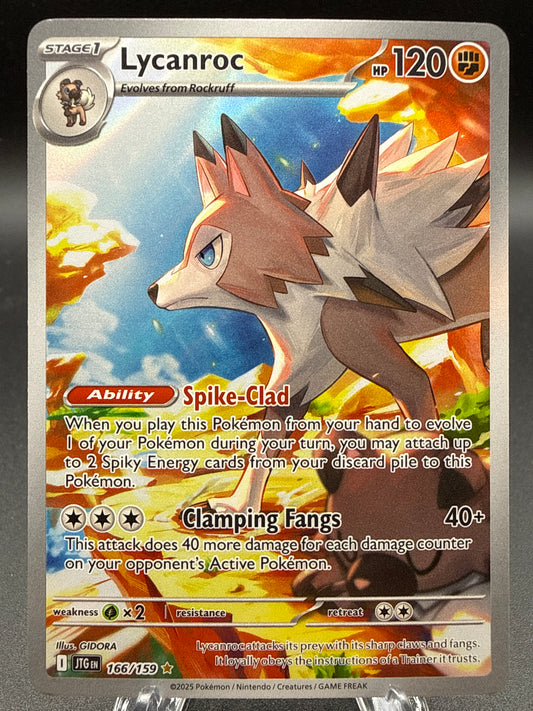 Pokémon TCG: 2025 Lycanroc - 166/159 - SV: Journey Together