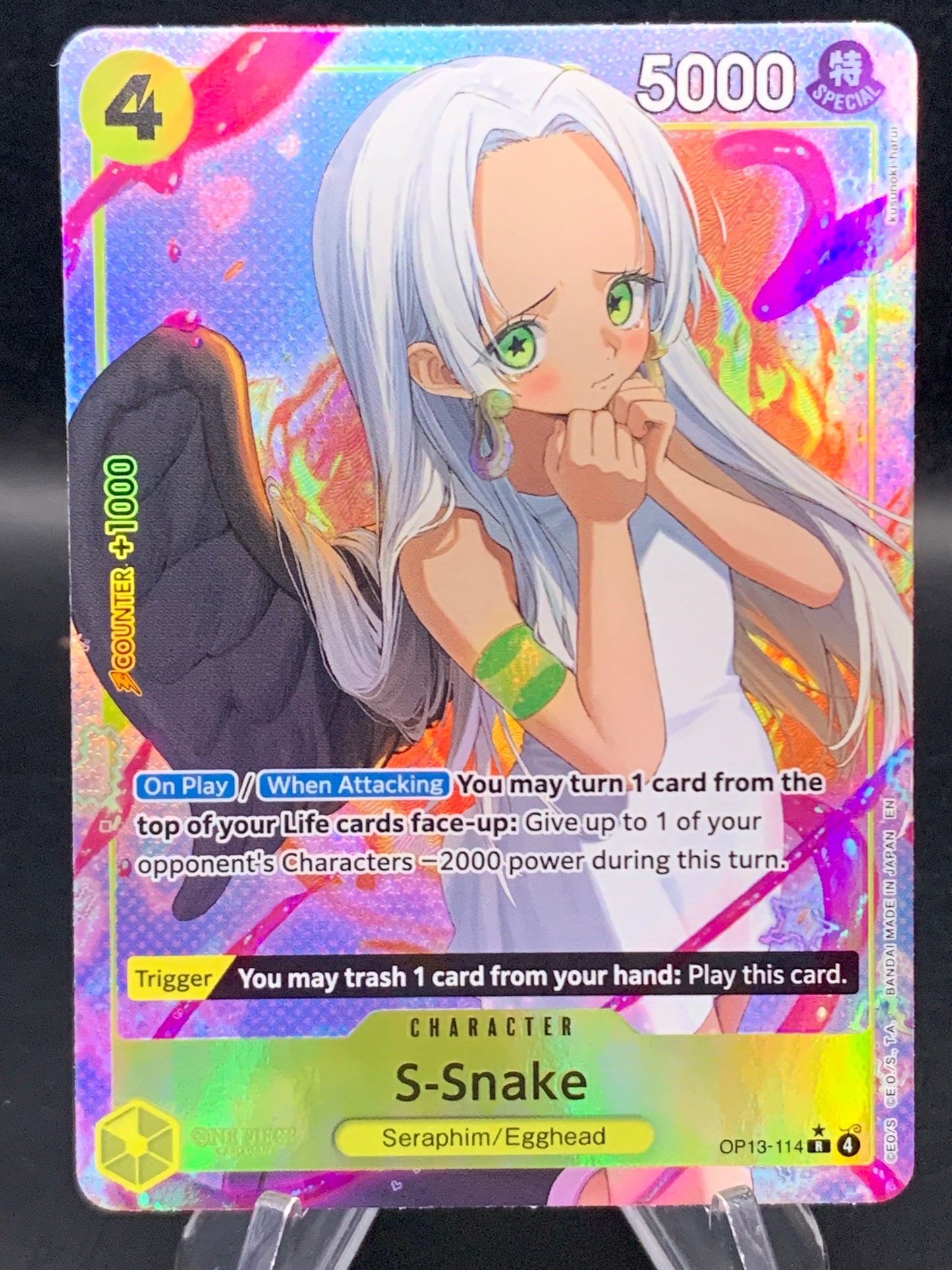 One Piece TCG: S-Snake OP13-114 Carrying on His Will
