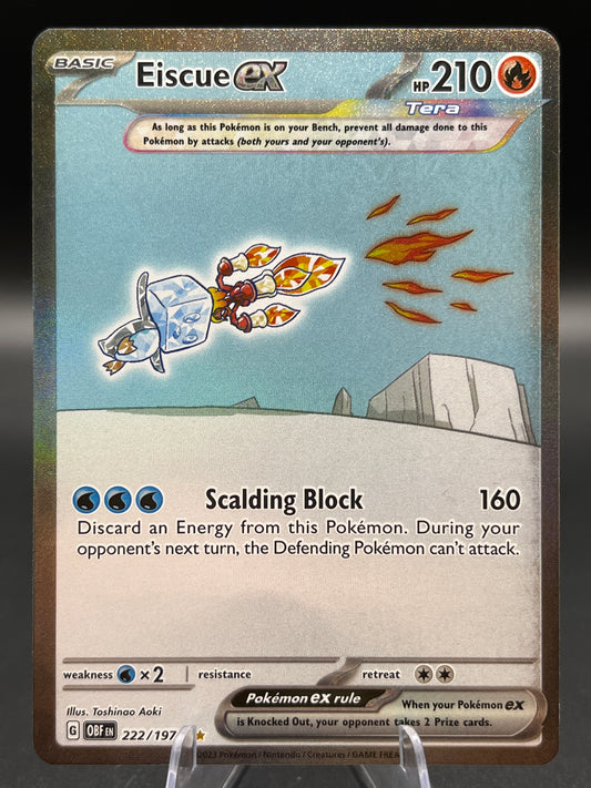 Pokémon TCG: 2023 Eiscue ex - 222/197 - SV: Obsidian Flames
