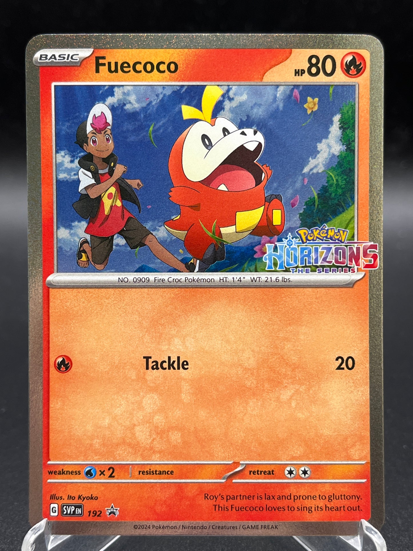 Pokémon TCG: 2024 Fuecoco 192 (Pokémon Horizons Stamp) - SV: Scarlet & Violet Promo Cards (SVP)