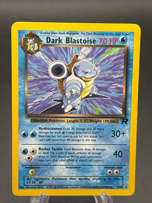 Pokémon TCG: 2000 Dark Blastoise 20/82 Team Rocket Unlimited