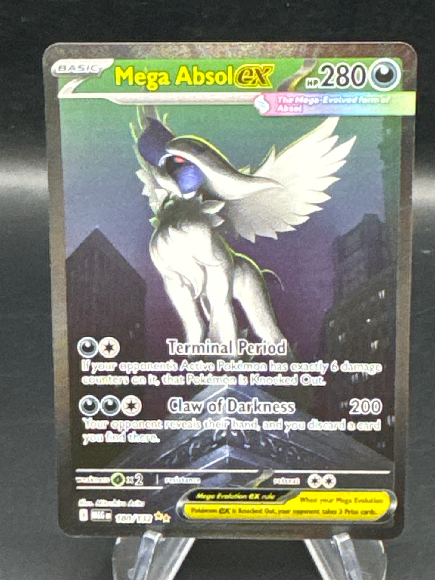 Pokémon TCG: 2025 Mega Absol ex - 180/132 - MEG: Mega Evolution