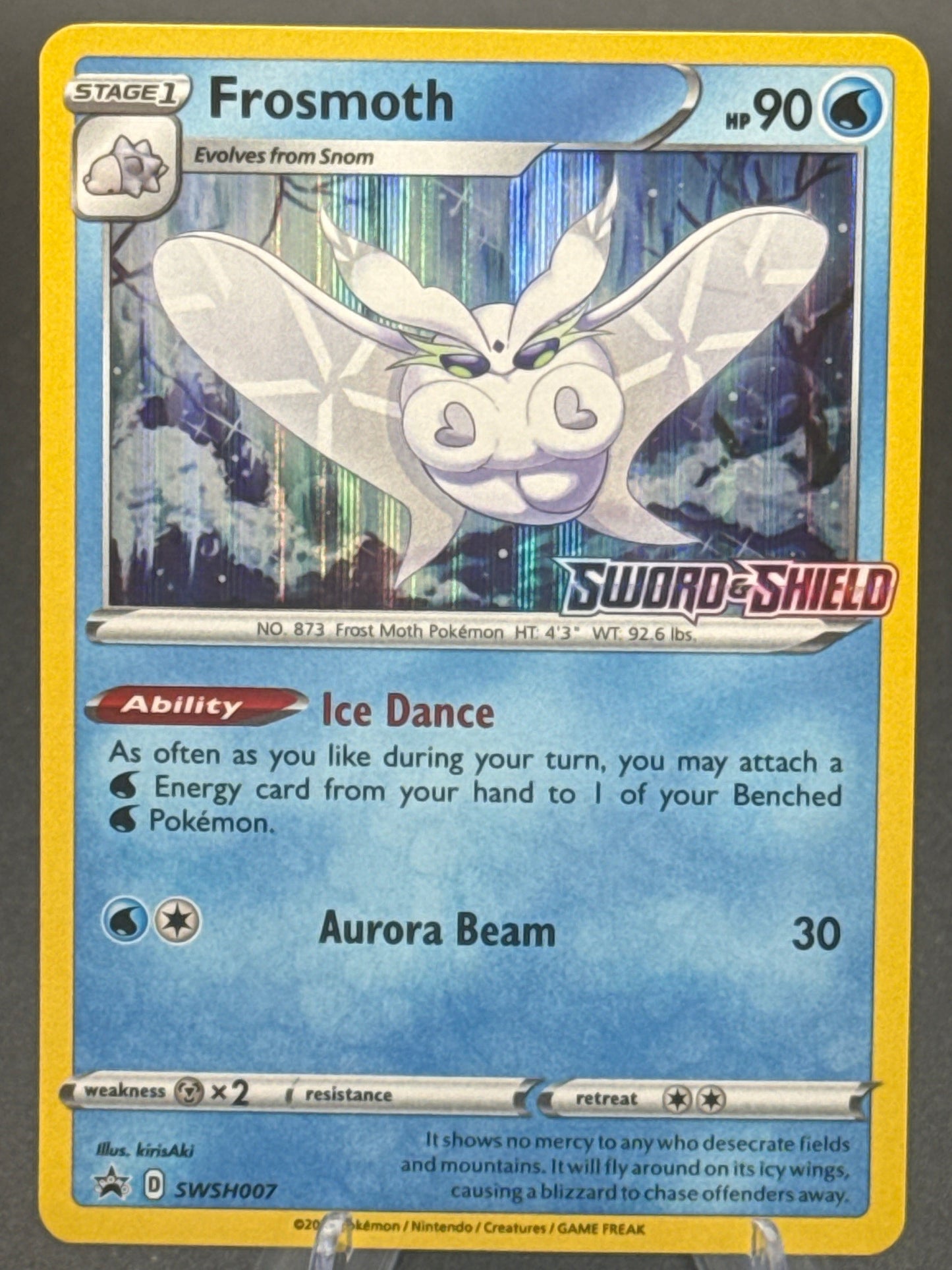 Pokémon TCG: 2020 Frosmoth - SWSH007 (Prerelease) - Sword & Shield Promo Cards