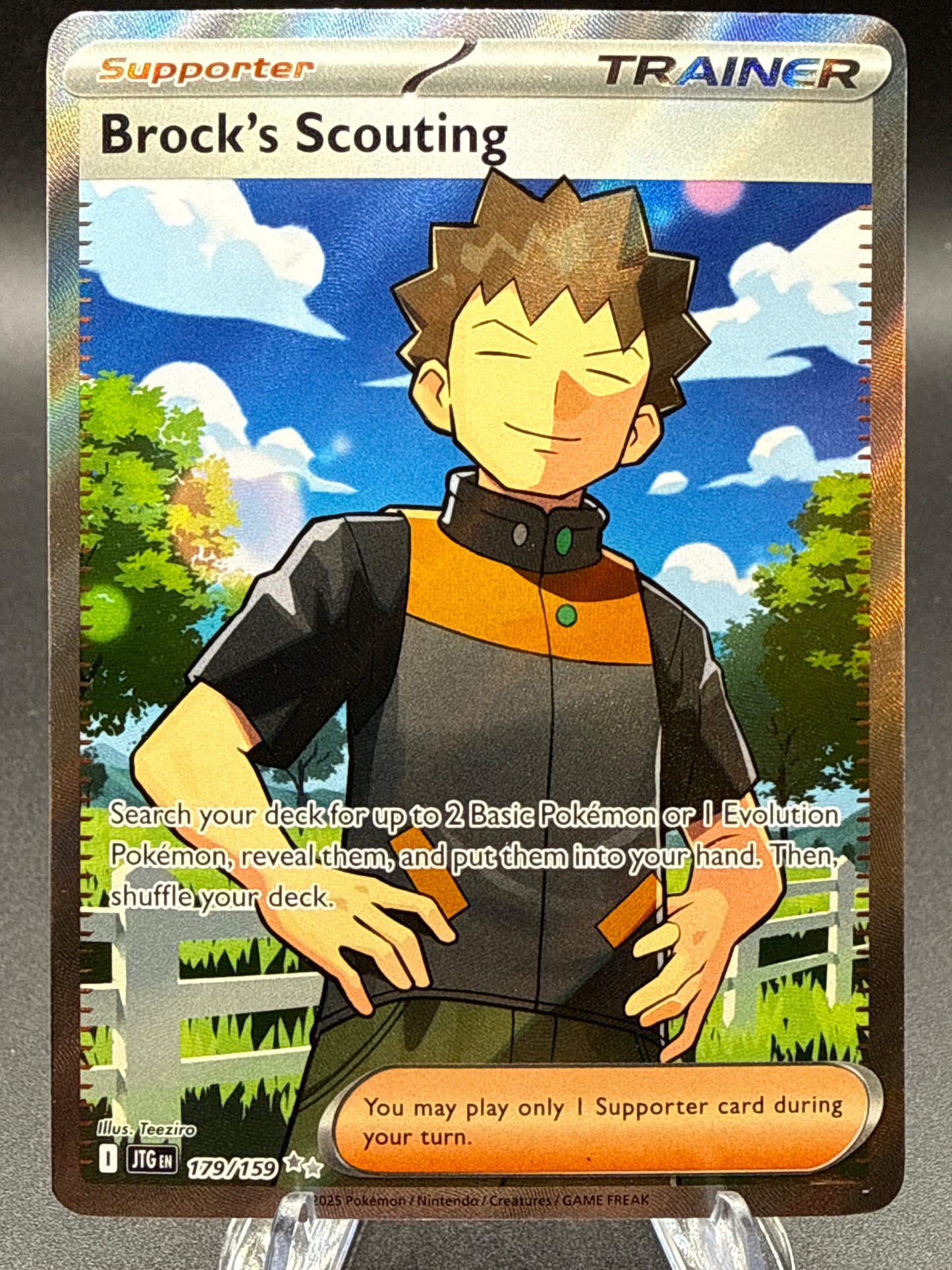 Pokémon TCG: 2025 Brock's Scouting - 179/159 - SV: Journey Together