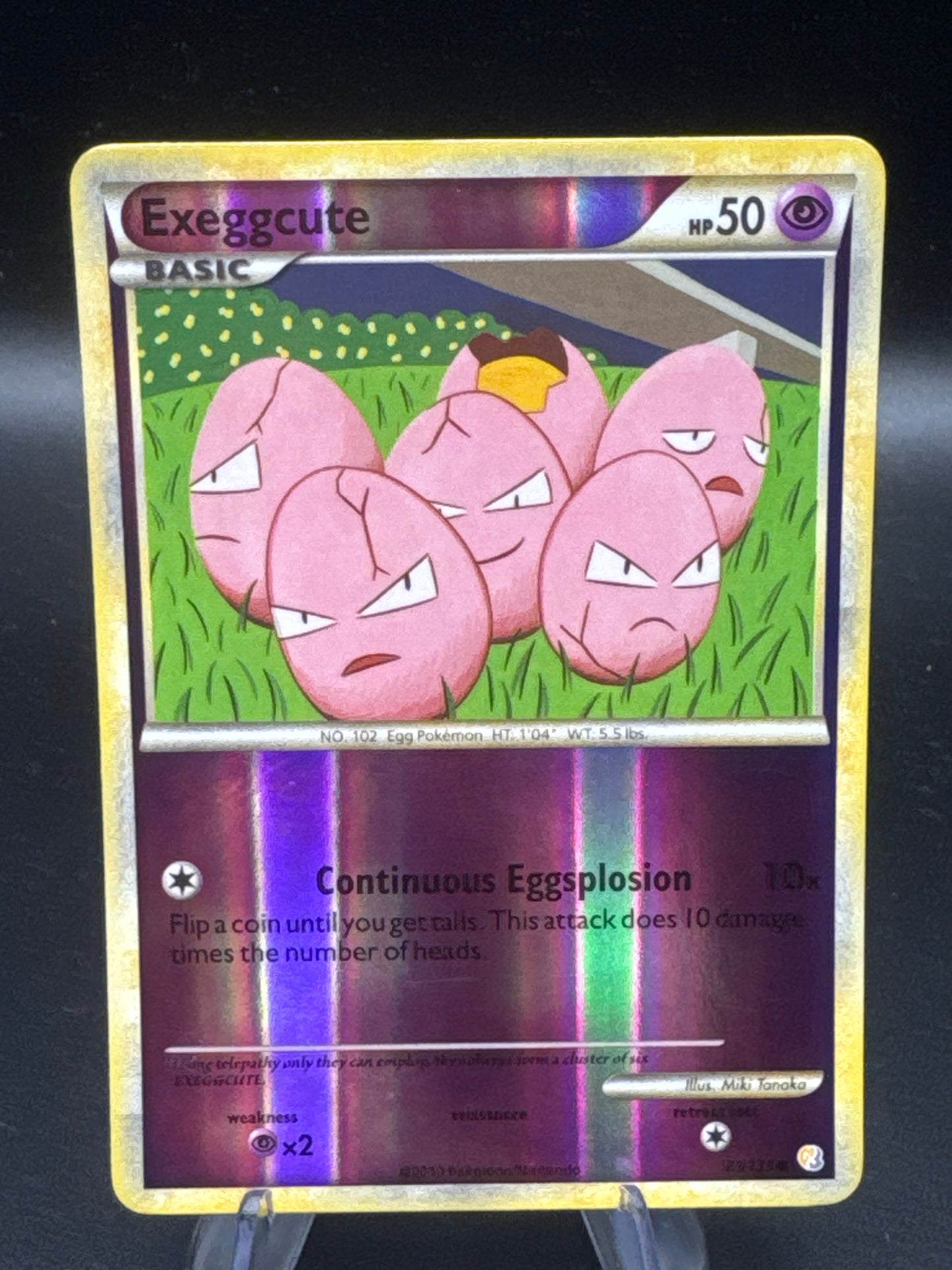 Pokémon TCG: 2010 Exeggcute 63/123 HeartGold SoulSilver Reverse-Holo