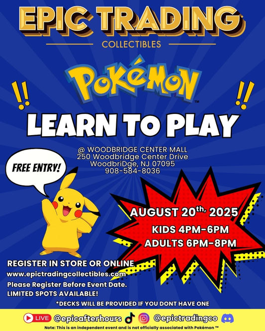 EPIC Pokémon Learn to Play - 08/20/2025 - Woodbridge
