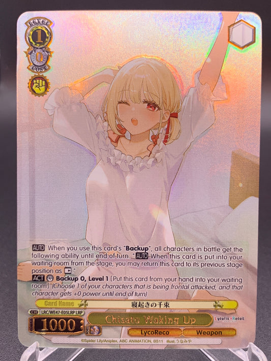 Weiss Schwarz TCG: Chisato Waking Up LRC-WE47-E05LRP LRP : Lycoris Recoil