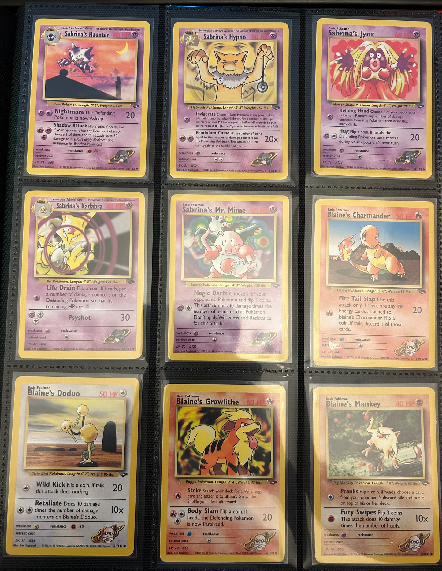 Pokémon TCG: Complete Gym Challenge Full Set - NM/LP