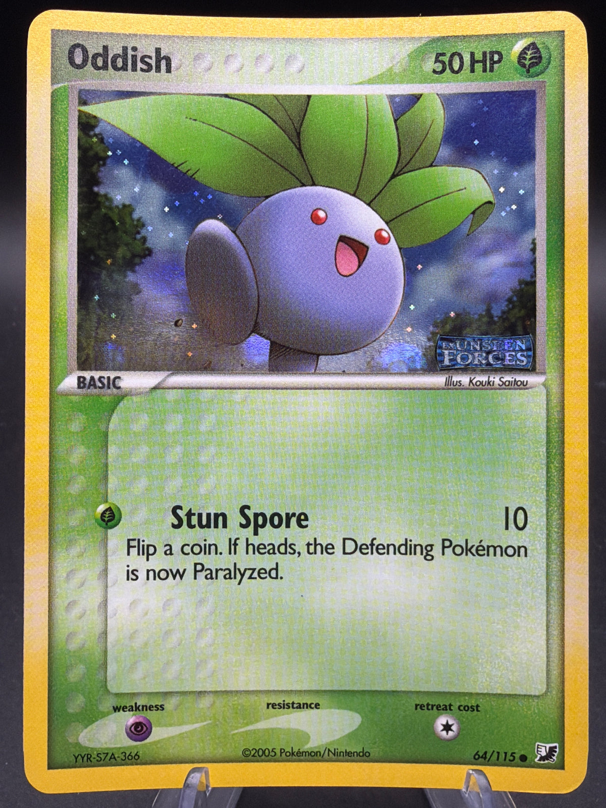 Pokémon TCG: 2005 Oddish - EX Unseen Forces (UF) (Stamped)