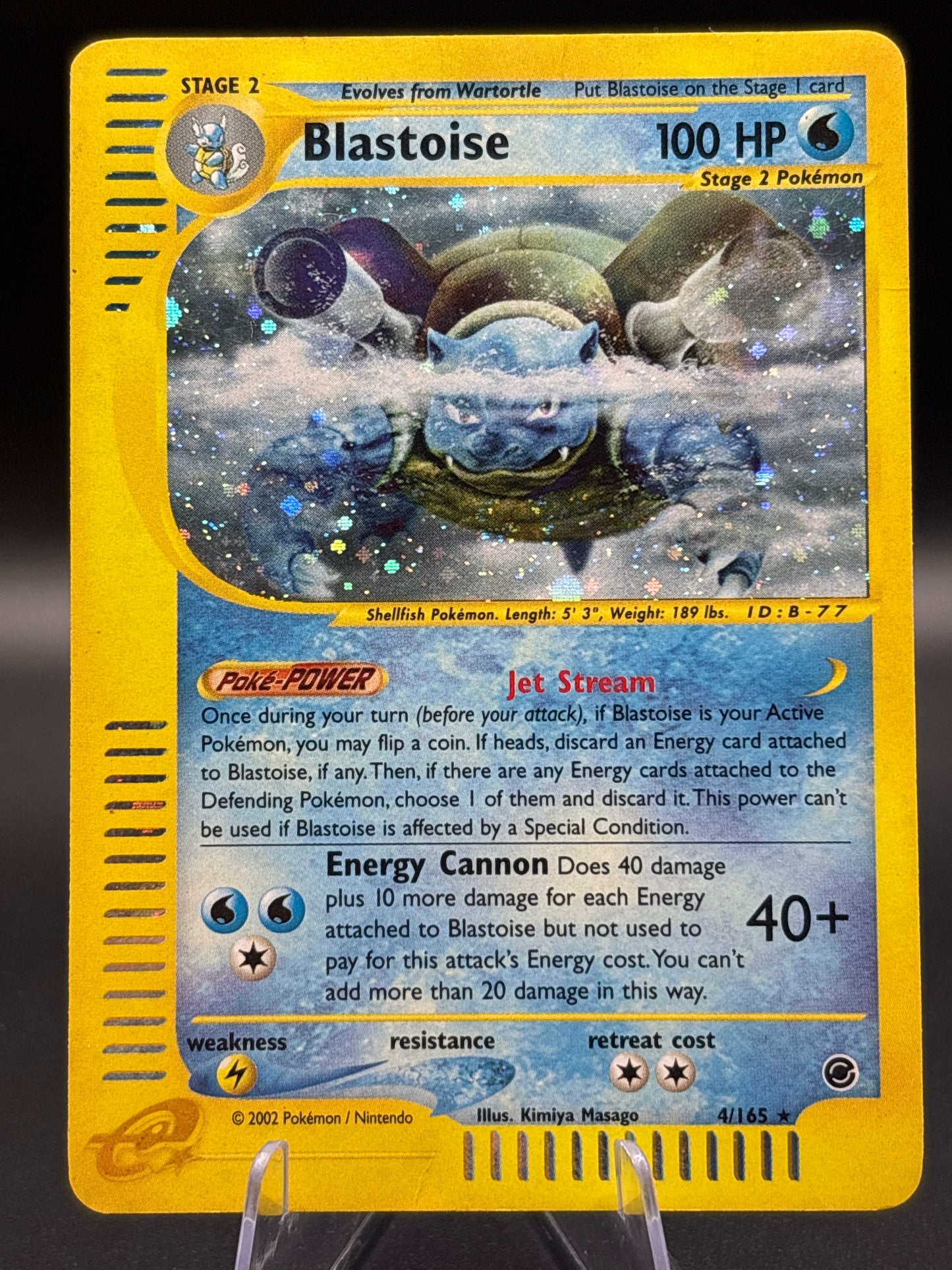 Pokémon TCG: 2002 Blastoise 4/165 - Expedition Holo
